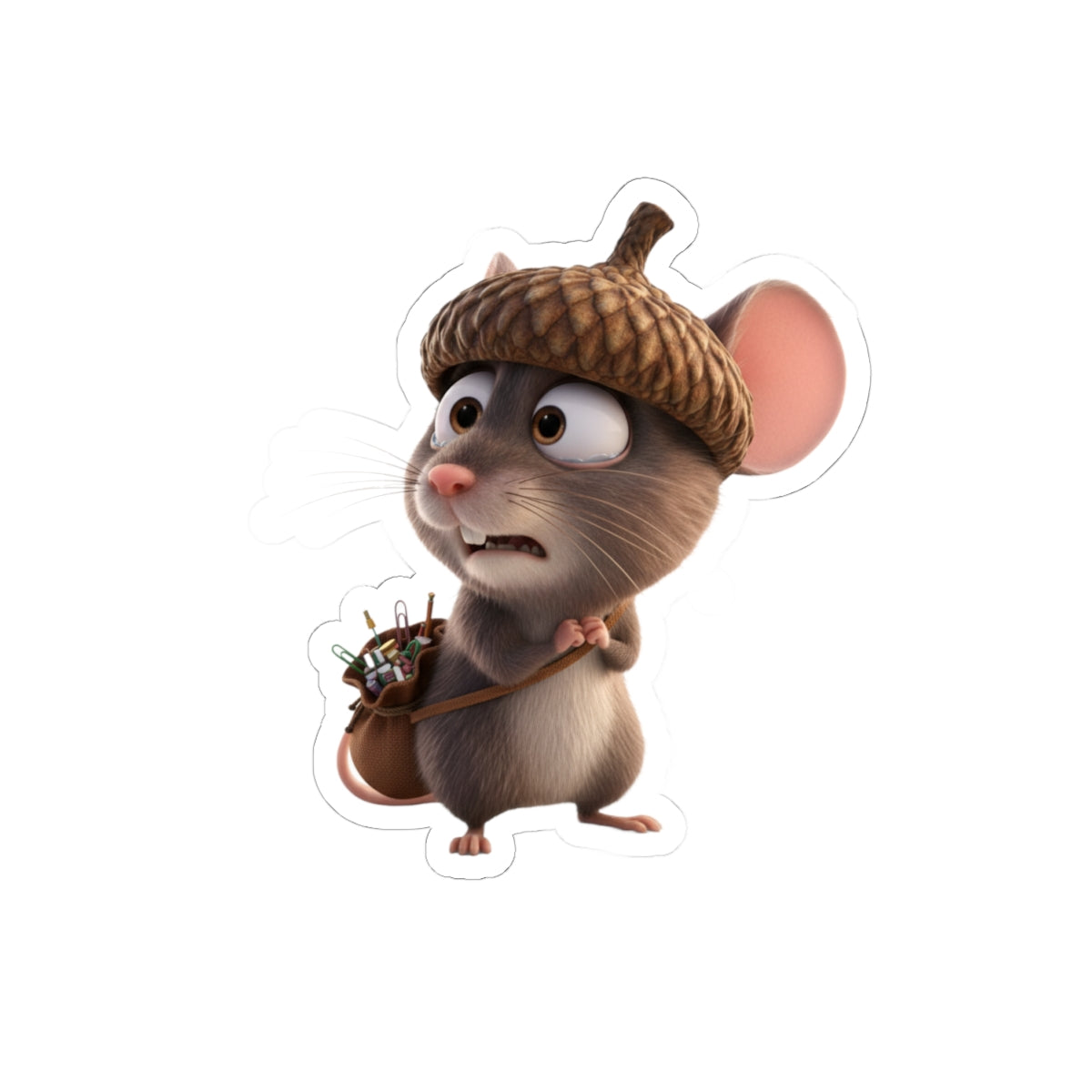 Jitters Anxiety Club Die-Cut Sticker